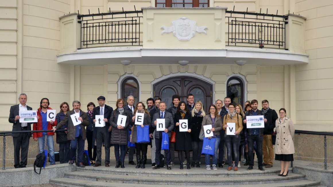 Spotkanie międzynarodowe Partenrów Projektu CitiEnGov Interreg Central Europe w Bydgoszczy