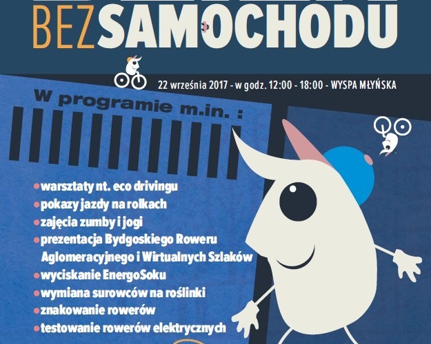 Europejski Tydzień Zrównoważonego Transportu – Zapraszamy na Wyspę Młyńską! Europejski Tydzień Zrównoważonego Transportu – Zapraszamy na Wyspę Młyńską!