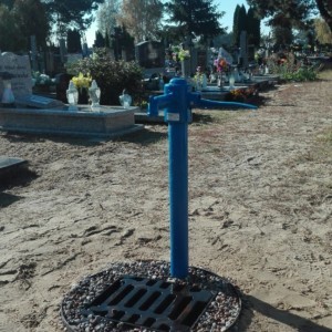 Nowa instalacja wodociągowa na cmentarzu komunalnym przy  ul. Wiślanej