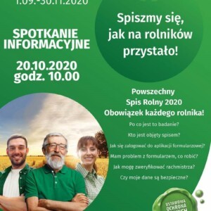 SPIS ROLNY 2020-spotkanie informacyjne