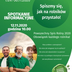 SPIS ROLNY 2020-spotkanie informacyjne