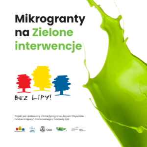 Ruszyły mikrogranty na zielone interwencje [projekt Bez Lipy]