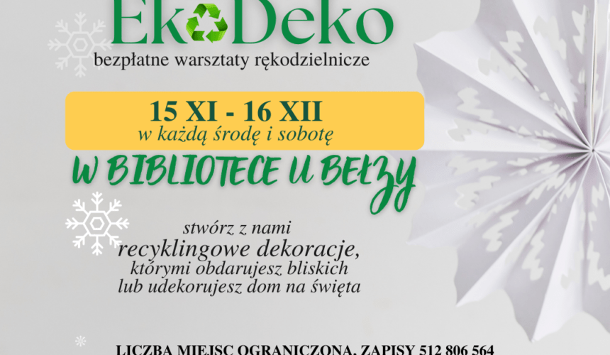 Zimowe EkoDeko – program